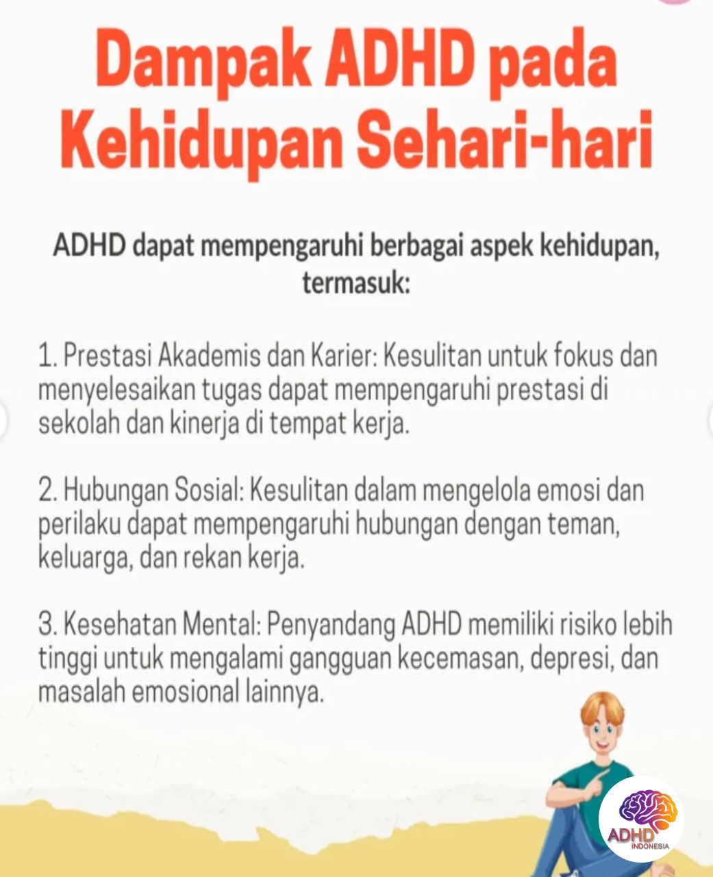 ADHD dan Hubungan Sosial Anak di Lingkungan Sekolah di Kabupaten Tasikmalaya