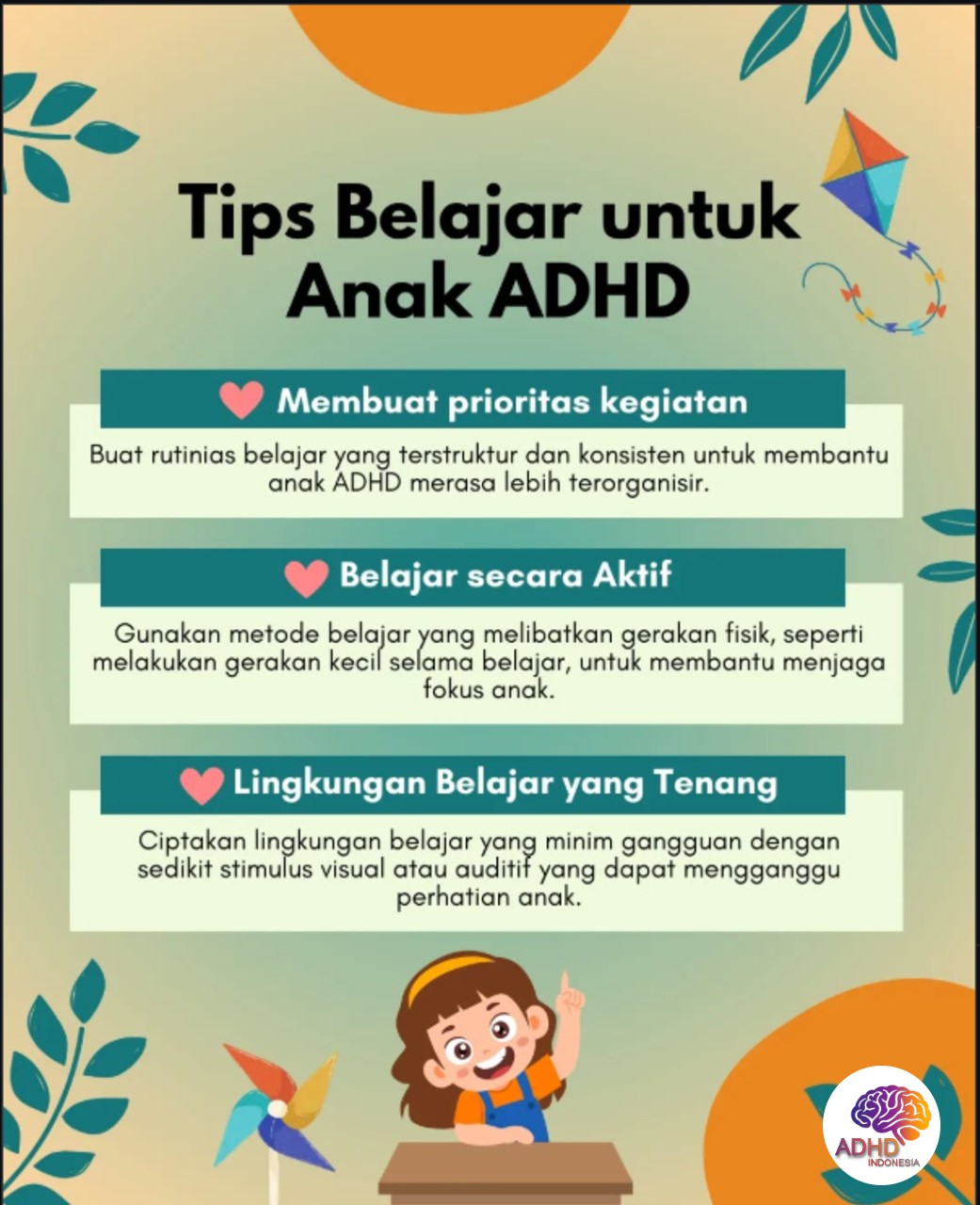 Strategi Belajar yang Cocok untuk Anak ADHD di Kabupaten Tasikmalaya
